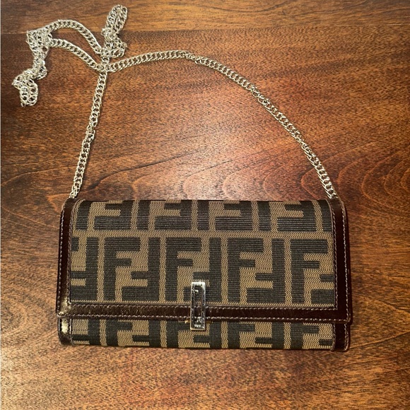 Vintage Fendi Brown Zucca long Wallet - Picture 12 of 12